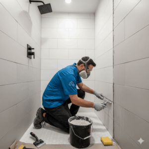 Shower Regrouting