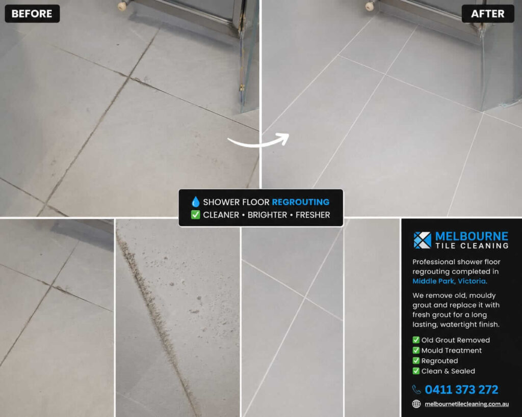 Middle Park Shower Floor Restoration