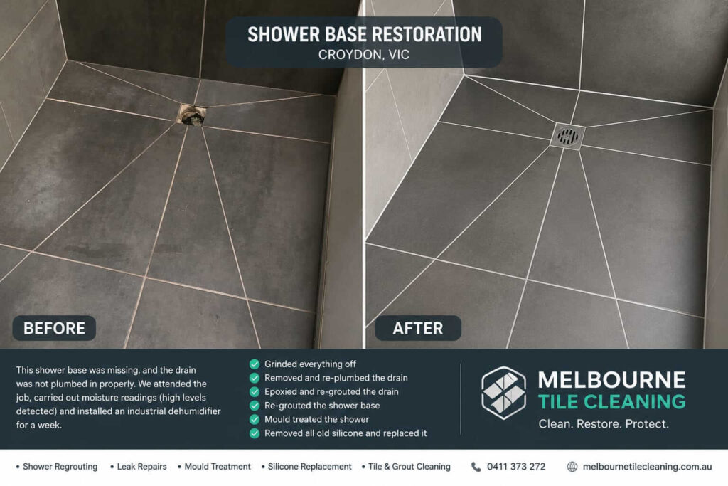 Shower Base Restoration