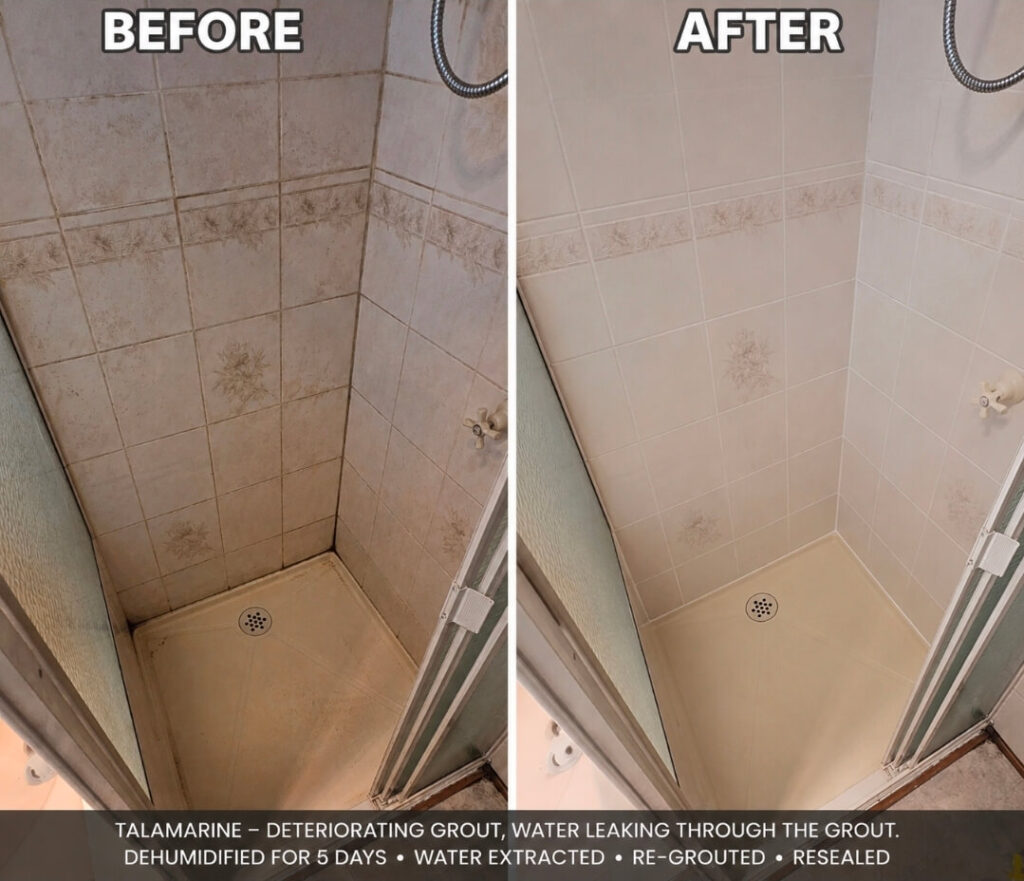 Shower Grout Cleaning