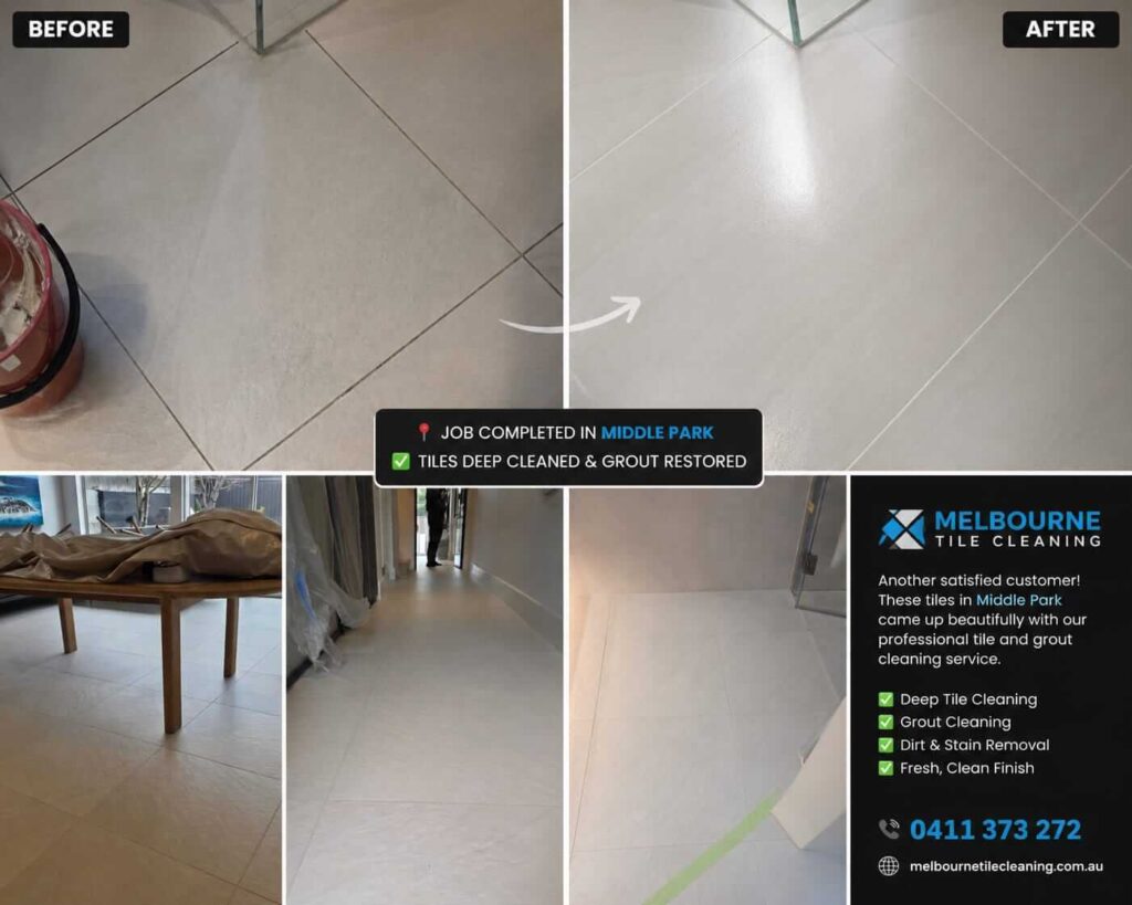 Tile Grout Cleaning - Middle Park