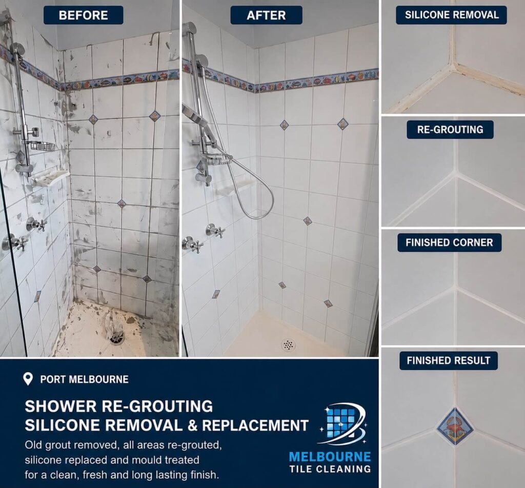 Shower Re-Grouting and Replacement